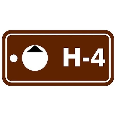 Accuform Energy Source ID Tag, H-4, 1.5inx3in, Adhesive Dura-Poly, 5PK TDF504XVM